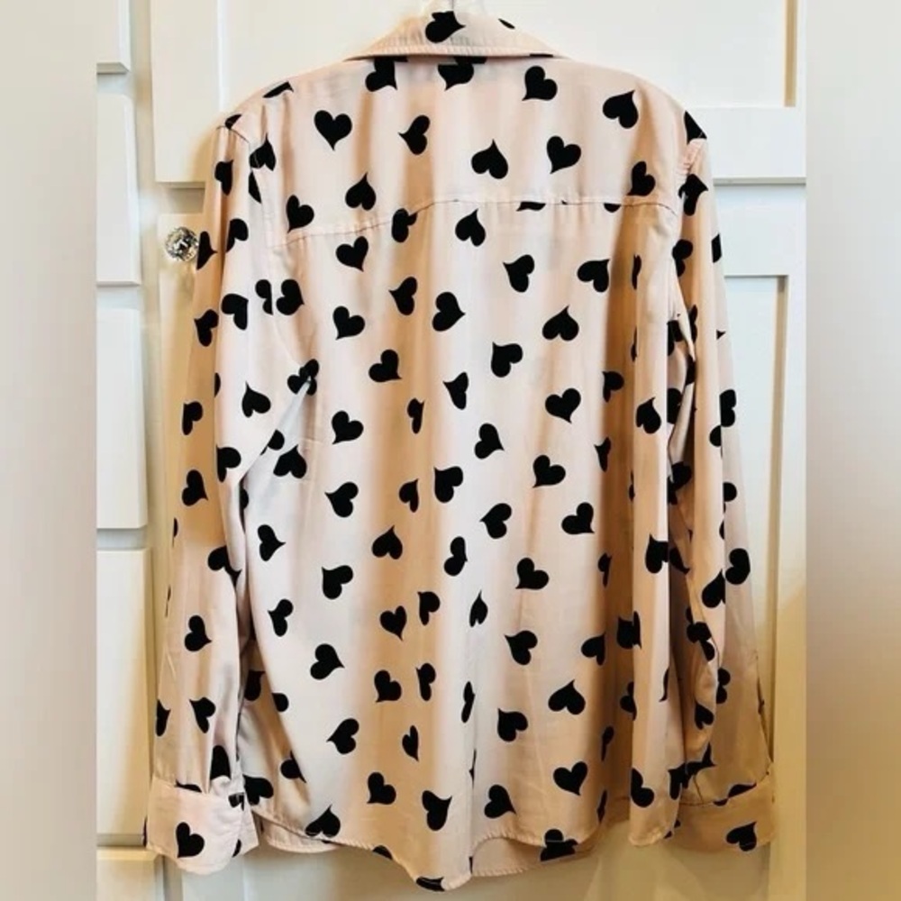 LC Lauren Conrad Polka Dot Blouse - Picture 2 of 4